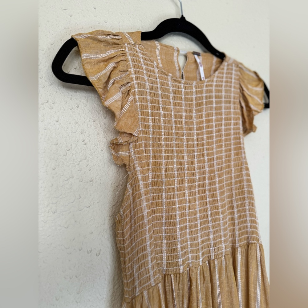 Free People Yellow Stripe Maxi Dress - Picture 5 of 6